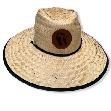 Imagem de Chapéu Surf De Praia Palha Natural Estampado