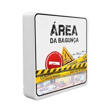 Imagem de Luminária Decorativa "Área da Bagunça" Slim Box LED - Presente Criativo e Bivolt