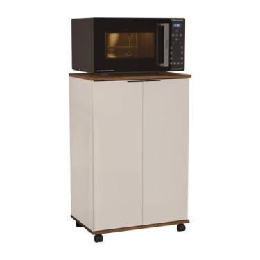 Imagem de Armário Multiuso Organizador Sapateira 2 portas com rodizíos Pratic EN