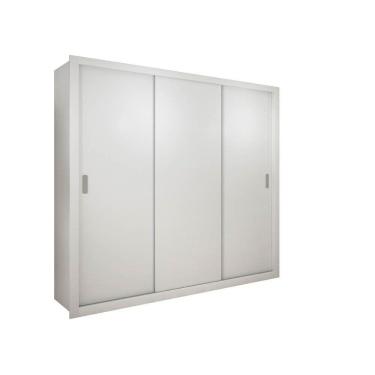 Imagem de Guarda Roupa Casal Veneza 3 Portas 4 Gavetas Mdf Rufato Branco