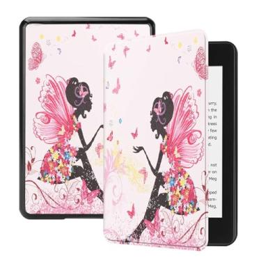 Imagem de Akacy Capa com padrão pintado para o novo Kindle de 6 polegadas (8ª geração - edição de 2016), capa protetora leve para Kindle edição 2016 8ª geração e-reader (23)