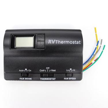 Imagem de SIYOEN Termostato digital RV Heat/Cool compatível com Coleman Mach 8330-336 337 338 339 368 386 termostato substituível sem exibição de ar condicionado, preto substituível # 83303862