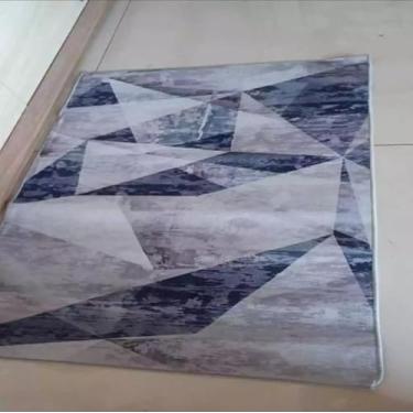 Imagem de Berlin Tapete Peludo Meia Passadeira para Quarto, Decorativo, 100x55cm