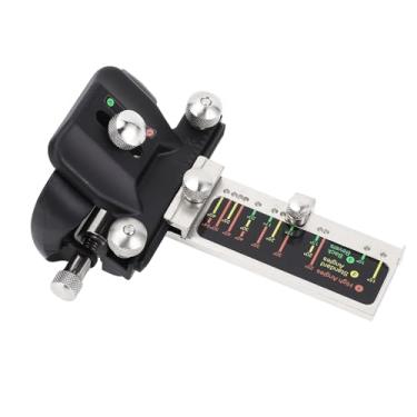 Imagem de Fockety Guia de afiação para formões e planos, gabarito de afiação de cinzel de ângulo ajustável com placa de escala, kit de de cinzel de ângulo fixo para marcenaria