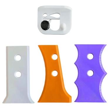 Imagem de Conjunto de ferramentas DIY de cerâmica de 3 peças | Ferramenta de centralização de argila com 3 curvas para modelar | Impresso em 3D e portátil | Ideal para iniciantes e ceramistas