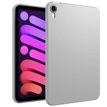 Imagem de WOGROO Capa para iPad mini 6ª geração, iPad mini 7, capa protetora fina e macia para tablet iPad mini 6/7th (21.1 cm), cinza