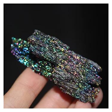 Imagem de CAMUTO Cheio de pedras preciosas e cristais de textura 1 peça de pedras naturais pedra de silicone colorida áspera, ornamentos de carboneto de amostra, para decoração de aquário doméstico pequenos