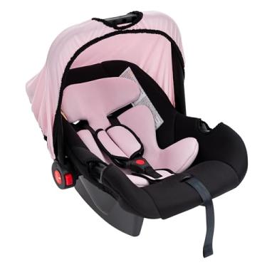 Imagem de Bebê Conforto até 13kg Styll Baby Grafite e Rosa