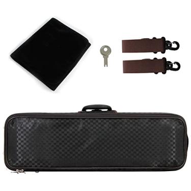 Imagem de Estojo De Violino Tamanho 4/4 Com Tela De Higrômetro E Acessórios De Violino Forro Macio Tamanho Completo Estojo de Violino