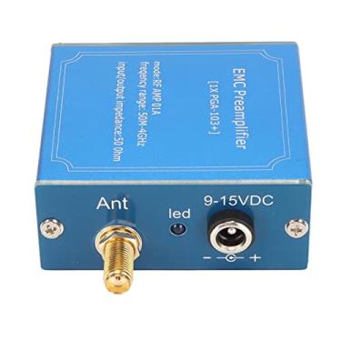Imagem de KIMISS Módulo Amplificador de Baixo Ruído 50M-4GHz LNA de Banda Larga Com Alto Ganho, Plug and Play, DC 9-15V - Ideal para Sistemas de Comunicação