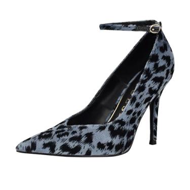 Imagem de Guess Napril feminino, Leopardo azul médio 420, 41
