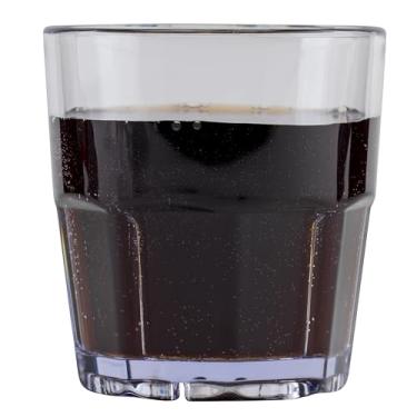 Imagem de Copo facetado resistente à quebra da G.E.T. Bahama (conjunto de 4) 200 ml transparente | Para restaurantes e casa, pode ser lavado na lava-louças, livre de BPA