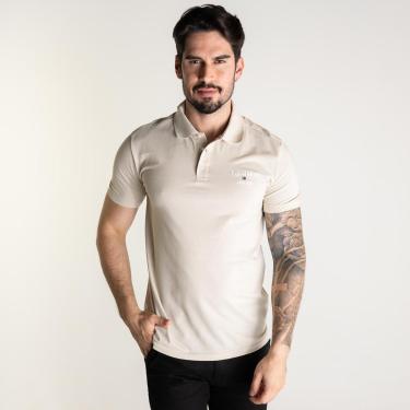 Imagem de Camisa Polo Tommy Jeans Corp. Bege-Masculino