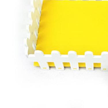 Imagem de Generic Plataforma Deslizante de Casa de Hamster Em PVC Estável, Plataforma de Cerca de Hamster Fácil de Instalar para, Adequada para Anões, Ursos Dourados e Planadores de Açúcar (Fundo amarelo)