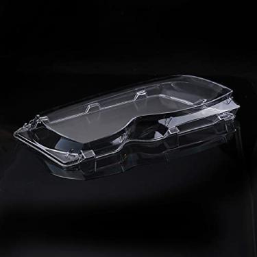 Imagem de Zerodis 2 Unidades de Tampa de Lente Transparente para Farol de Carro Conjuntos de Faróis Esquerdo Direito par de Tampa de Lente Conjunto Completo de Substituição Compatível Com E46 4D 320i 325i