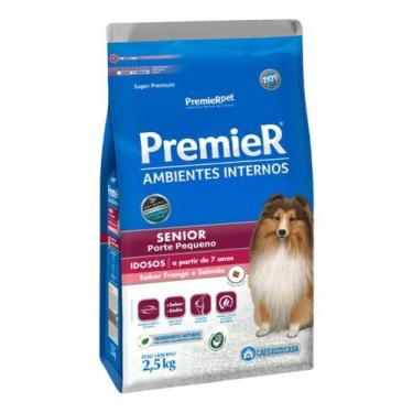 Imagem de Ração Premier 2,5kg Para Cães Em Ambientes Internos Sênior - PremieRpe