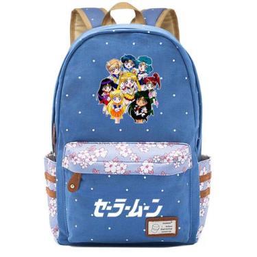 Imagem de Mochila escolar infantil Sailor Moon 30x14,5x42cm Oxford - Yiweisai