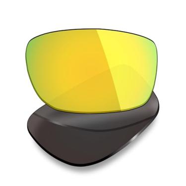 Imagem de Mryok Lentes de substituição polarizadas compatíveis com óculos de sol Spy Optic Libra, HD Polarized, proteção UV, resistente a impactos e ajuste perfeito - Ouro 24K