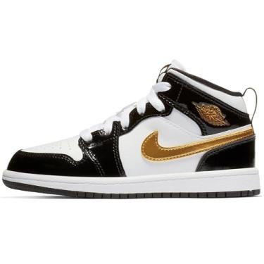 Imagem de Nike Lunar MVP Pré-jogo masculino, Preto/Metálico dourado e branco, 1.5 Big Kid
