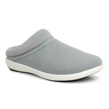 Imagem de REVITALIGN Tamanco feminino Eden, Cinza, 39