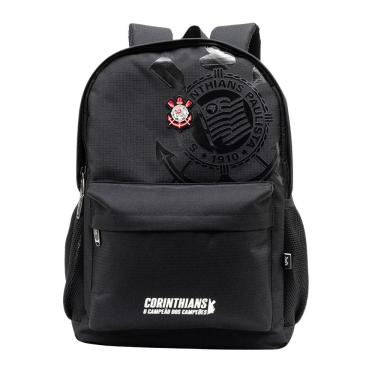 Imagem de Mochila de Costas Escolar Corinthians Campeão Juvenil