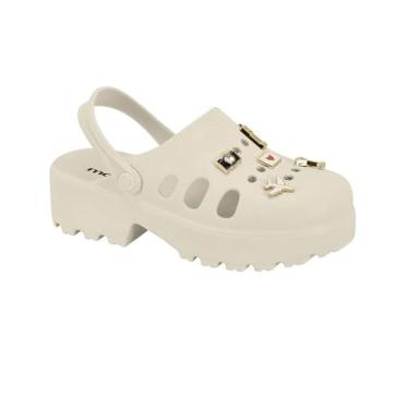 Imagem de Sandalia Moleca Tratorada Ref 5563.102.30598 Branco Off 40