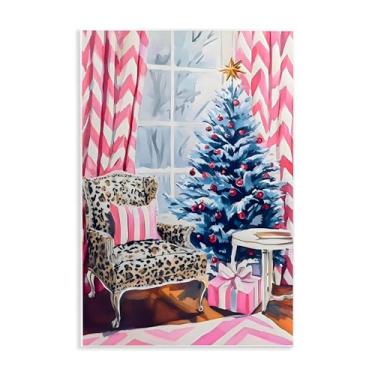 Imagem de Stupell Industries "Trendy Glam Christmas", arte de placa de parede, 13 x 19