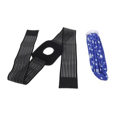 Imagem de TARSHYRY Bolsa de Gelo Reutilizável, Bolsa Fria à Prova de Vazamentos Com Tampa de Boca Larga e Tiras de Envoltório para Alívio de Resfriamento Muscular de Cabeça, Pulso e Joelho