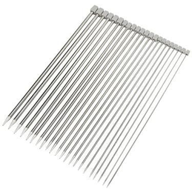 Imagem de Naroote Conjunto de Agulhas de tricô de Aço Inoxidável de Ponta única, Presente Leve e Prático para Artesanato DIY, Adequado para tricô Doméstico, Aço Inoxidável, 11 Pares, 14 Polegadas de Comprimento para Entusiastas de