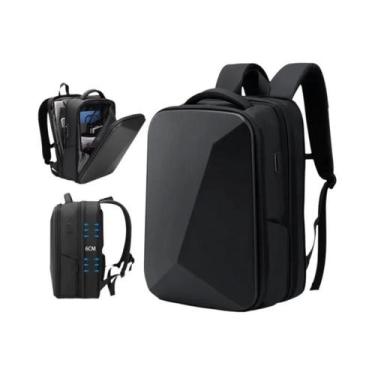 Imagem de Mochila Antifurto Impermeável Para Laptop Masculina Com Carregamento U