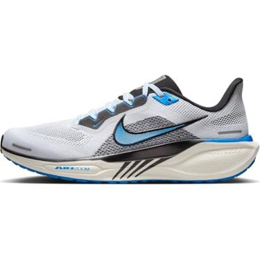 Imagem de Nike Tênis de corrida masculino Pegasus 41, Foto branca azul vela preta, 41
