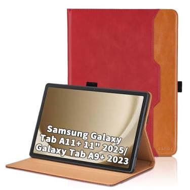 Imagem de Oduio Capa para Samsung Galaxy Tab A11 Plus 2025/ A9 Plus 2023 de 11 polegadas (SM-X236B/SM-X210/X215/X216) - Capa fólio de couro PU com suporte e bolso de mão, capa para tablet inteligente despertar