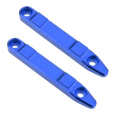 Imagem de SG Store 2 peças de trilho de teto de liga de alumínio azul ARA320818 compatível com ARRMA 1/16 Mojave Grom