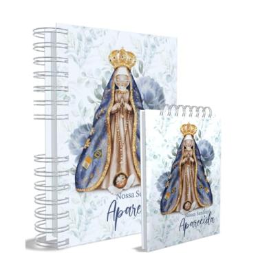 Imagem de Agenda Católica 2026 + Bloco de Anotações, Nossa Senhora Aparecida, Dourado, Capa 8