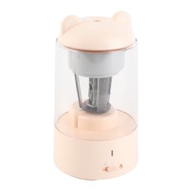 Imagem de Luocute Apontador de Lápis Elétrico, Nitidez Ajustável de Parada Automática, 3 Níveis Com Grande Recipiente de Resíduos de 400 Ml para Estudantes, Artistas, Casa, Escola, Sala de Aula (damasco)