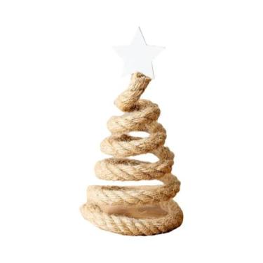 Imagem de 1pc nova decoração de natal criativo nórdico madeira árvore de natal o