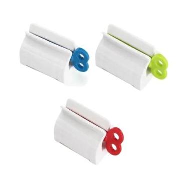 Imagem de Suporte Giratório Para Tubos De Pasta De Dente Com 3 Peças Para Banhei
