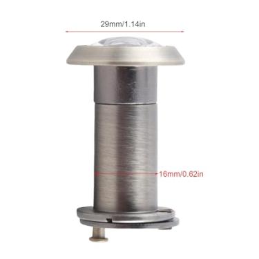 Imagem de Visor de Porta com Ângulo Visão 200 Graus Capa Privacidade Resistente para Casa Fácil Instalar Adequado Portas Madeira e Incêndio