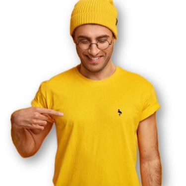 Imagem de Camiseta Básica Amarela-Masculino