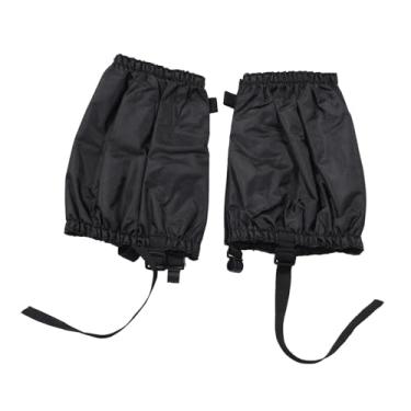 Imagem de Cryfokt Polainas de Perna Ajustáveis ​​à Prova de água Respiráveis ​​para Caminhadas, Caça, Escalada, Preto para Homens e Mulheres