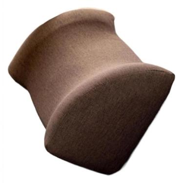 Imagem de FashionCha Almofada de espuma para apoio lombar, almofada para lombar, para cadeira para longos períodos sentado em casa, CafÉ