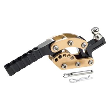 Imagem de Dynwave Gancho para carro RC Crawler em escala 1/10 e 1/8, peça colecionável para upgrades, ajustável, para oficina mecânica ou reparos automotivos, Dourado