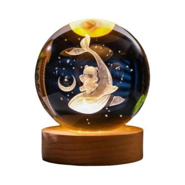 Imagem de Lâmpada LED USB Bola De Cristal Galáxia Para Presente De Aniversário, 