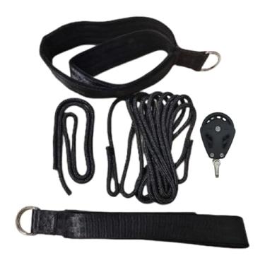 Imagem de Baoblaze Cordas de Pilates Reformer de 5,2 m e 1 m com alças, polia e alça dupla para exercícios, ideal para uso em estúdio academia em casa, Style B