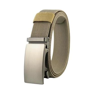 Imagem de Cinto Tático Masculino De Tamanho Grande Em Nylon Elástico Com Fivela 