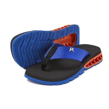 Imagem de Sandália Kenner Rakka Preto e Azul Masculino-Masculino