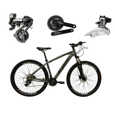 Imagem de Bicicleta Aro 29 KSW XLT 24v Shimano Altus K7 Freio Hidráulico Garfo com Trava Alumínio...
