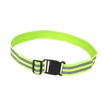 Imagem de YIJU Cinto refletor para corrida ao ar livre, equipamento para ciclismo e proteção contra cães. Ideal para homens, mulheres e para quem pratica atividades, Verde