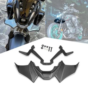 Imagem de QWDRHen Para Motocicleta Mt-07 Sp Mt 07 2021-2024 Carenagem Frontal Winglets Aerodinâmica Capa De Proteção Concha Asa Kit 2023 Acessório