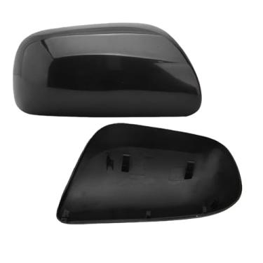 Imagem de Preto Espelhos Retrovisores Embalagem Porta Lateral Do Carro Asa Tampa Do Espelho Traseiro Compatível Com Toyota Yaris 2006-2011(1 pair)